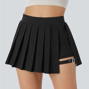 Halara belt buckle skirt